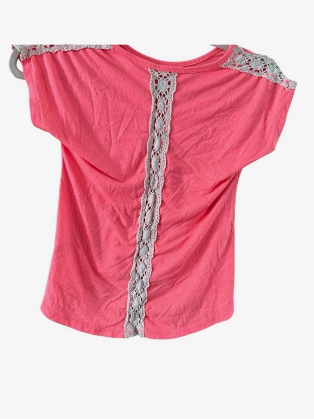 Beautees Coral Heart Graphic Crop Tank - Picture 9 of 9